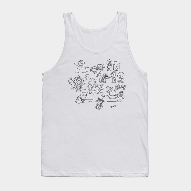 Family Christmas Tank Top by Cam Garrity